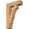 Ekena Millwork Balboa Block Smooth Bracket w/ Offset Brace, Western Red Cedar, 7 1/2"W x 26"D x 38"H BKT0806X26X38BOA05SWR - alternate 1